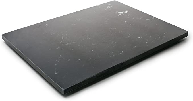 Fox Run 3833 Marble Pastry Board, Black