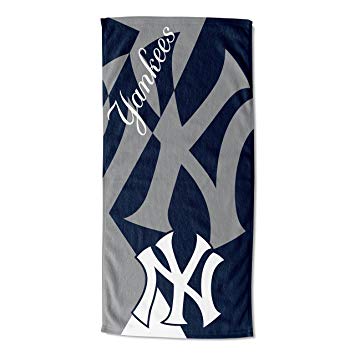 Officially Licensed MLB Puzzle Oversized Absorbent Beach Towel, Towels, 34" x 72"