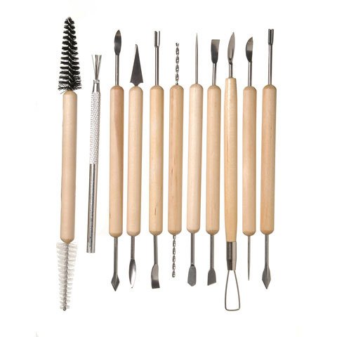 Bulk Buy: Darice DIY Crafts Clay Cleaning Tool Set 11 pieces (3-Pack) 97803