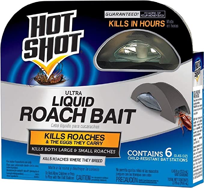 Hot Shot HG-95789 Roach Killer, Case Pack of 2, Brown/A