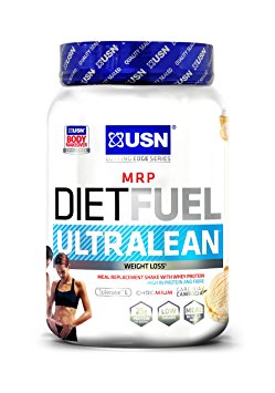 USN Diet Fuel Ultralean Weight Control Meal Replacement Shake Powder, Vanilla - 1 kg