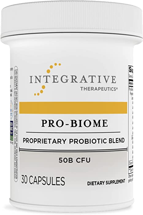 Integrative Therapeutics - Pro-Biome 50B CFU - Proprietary Probiotic Blend - 30 Capsules