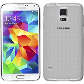 Silicone Case for Samsung Galaxy S5 mini - Slimcase transparent - Cover PhoneNatic   protective foils