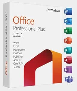 MS OfficeSuite Professional Plus 2021 Retail License for Windows (1 User/PC, Lifetime Validity) Latest Version