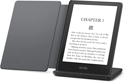 Kindle Paperwhite Signature Edition including Kindle Paperwhite (32 GB) - Agave Green - Without Lockscreen Ads, - Leather Cover - Black, and Wireless Charging Dock