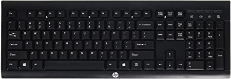 HP K2500 Wireless Keyboard US - E5E77AA#ABA, Black