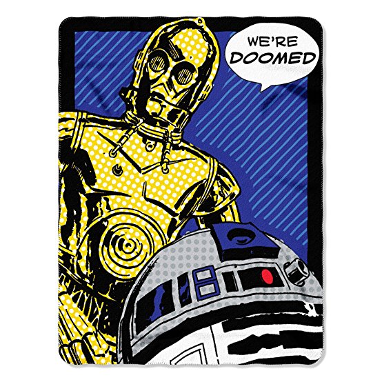 Star Wars, Doomed Printed Fleece Throw, 45" x 60"