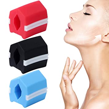 Jaw Exerciser,Vivoice Jawline Exerciser Jaw Face and Neck Exerciser,Facial Exerciser,Jaw Exerciser for Men Women,3 Resistance Levels 40, 50, and 60 lbs-3pcs