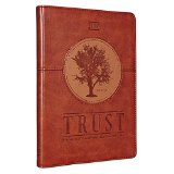 2016 Trust Saddle Tan Faux Leather Inspirational Executive Planner - Jeremiah 177-8