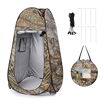 Graceug Waterproof Portable Changing Room,Outdoor Pop-up Room Tent Camping Shower Toilet Beach Park