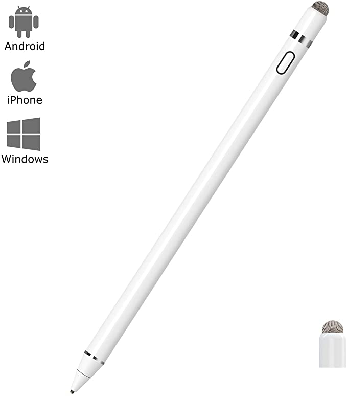 Stylus Pen for Touch Screens, Zspeed Rechargeable Stylus Digital Pen for Capacitive Touch Screens Compatible with iPad and Most Tablet & Cellphone, Good for Drawing &Writing