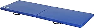 Tapis de gymnastique yoga pilates fitness pliable portable grand confort 180L x 60l x 5H cm simili cuir