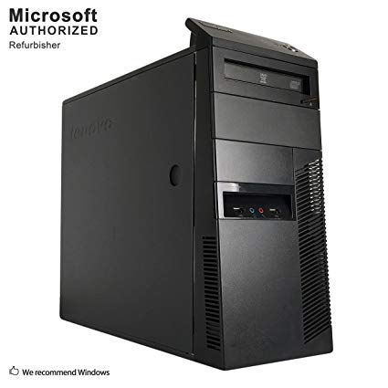 Lenovo ThinkCentre M91P Tower Desktop PC, Intel Core i5-2500 up to 3.7GHZ, 8 GB DDR3, 120 GB SSD   500G, DVD-ROM, BT 4.0, WiFi, Windows 10 64-Multi-Language Support English/Spanish/French (Renewed)