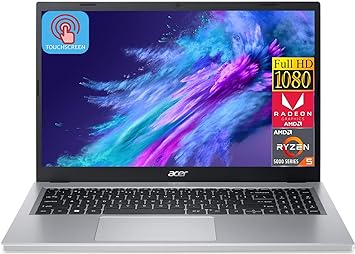 acer 2023 Newest Aspire 3 Laptop, for Business and School, 15.6" FHD Touchscreen, AMD Ryzen 5 7520U Processor(Beats i7-1165G7), 16GB DDR5 RAM, 512GB SSD, Wi-Fi 6, HD Webcam, Type-C, Windows 11 Home