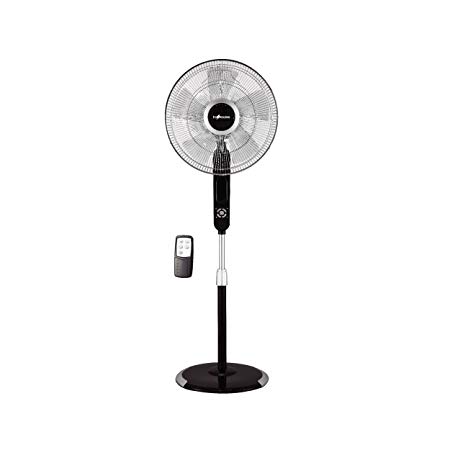 Ecohouzng CT4003L Digital Oscillating Stand Fan, Silver