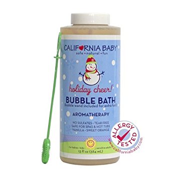 California Baby "Holiday" Bubble Bath Vanilla Orange and Lavender -- 13 fl oz