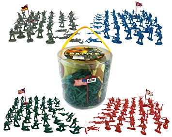 Action figures 200 Pieces Army Men Toy Soldiers (World War 2)