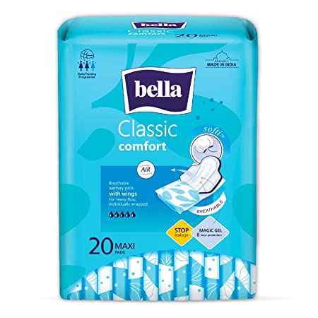 Bella Classic Comfort Maxi Softi Regular Sanitary Napkins 20pcs