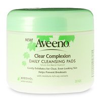 Aveeno Clear Complexion Daily Facial Cleansing Pads With Salicylic Acid Blemish Treatment, 28 Count (Pack of 3)