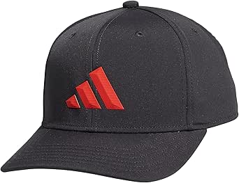 adidas Men's Three Bar Structured Snapback Adjustable Fit Hat 2.0