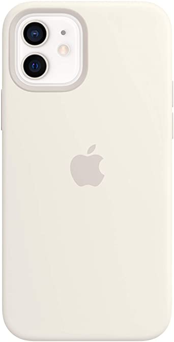 Apple Silicone Case with MagSafe (for iPhone 12 | 12 Pro) - White