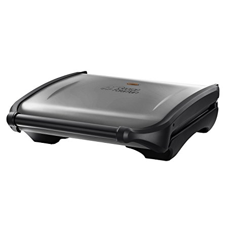 George Foreman Entertaining 7-Portion Grill 19932 - Silver