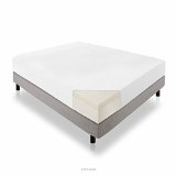 LUCID 10 Inch Plush Memory Foam Mattress - Dual-Layered - CertiPUR-US Certified - 25-Year Warranty - Queen