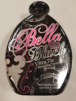 Bella Black 75x Bronzer Dark Indoor / Outdoor Tanning Lotion