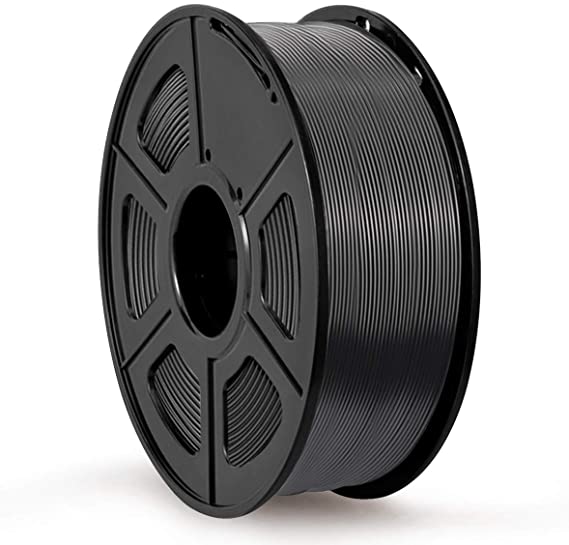 PLA 3D Printer Filament, JAYO PLA Filament 1.75mm, 1kg Spool (2.2lbs), Dimensional Accuracy  /- 0.02 mm, Fit Most FDM Printer, 1.75 mm,Black, Pack of 1