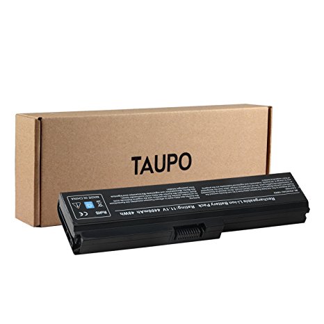 TAUPO Laptop Battery for Toshiba Satellite C655 A665 L645 M300 M301 M305 M505 U405, fits PABAS228 PA3634U-1BRS PA3634U-1BAS PA3635U-1BAM PA3636U-1BR - 12 Months Warranty