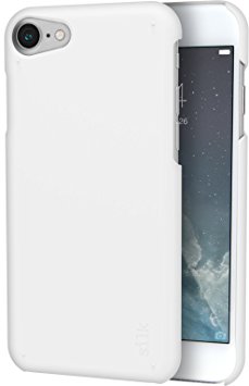 Silk iPhone 7 Slim Case - Snap Shell for iPhone 7 [Ultra Slim Fit Soft-Touch Protective Cover] - Pearl White