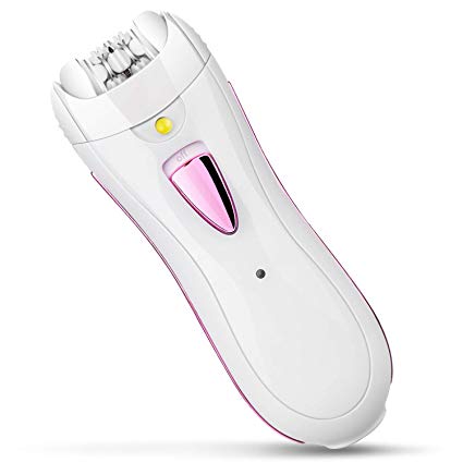 Electric Hair Removal Epilator for Women - Rechargeable Cordless Lady Depilatory Machine for Removing Shaving Hair From Legs Underarms Armpit Bikini Facial Chin Lips - Teens Girls Hair Remover Tweezer