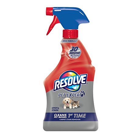Resolve Pet Carpet Spot & Stain Remover, 22 fl oz Bottle, Carpet Cleaner