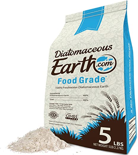 Diatomaceous Earth 5 Lbs Food Grade DE - Includes Free Scoop