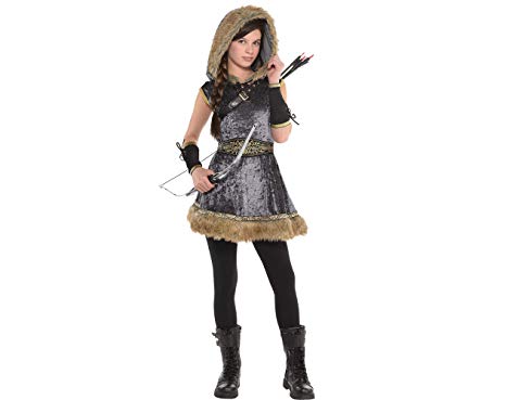 AMSCAN Miss Archer Halloween Costume for Girls, Extra Large, with Included Accessories