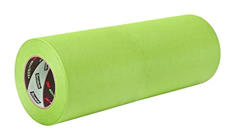 3M 401  1" x 60yd High Performance Masking Tape - 1" x 60 Yards Roll, Crepe Paper, Green