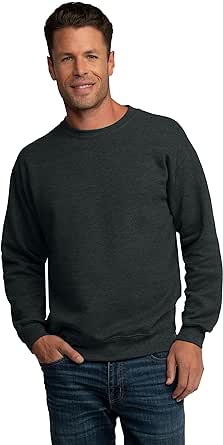 Fruit of the Loom Men's Eversoft Fleece Crewneck Sweatshirts, Moisture Wicking & Breathable, Sizes S-4x