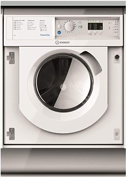 INDESIT BIWMIL71452 7kg 1200rpm Integrated Washing Machine - White