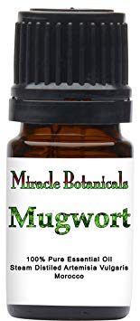 Miracle Botanicals Mugwort Essential Oil - 100% Pure Artemisia Vulgaris - Therapeutic Grade - 5ml