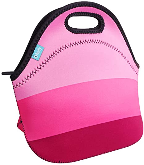 Lunch Tote, OFEILY Lunch boxes Lunch bags with Fine Neoprene Material Waterproof Picnic Lunch Bag Mom Bag (Rose)