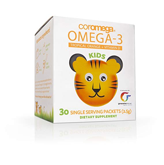 COROMEGA Kids Omega 3 Supplement, 30 Count