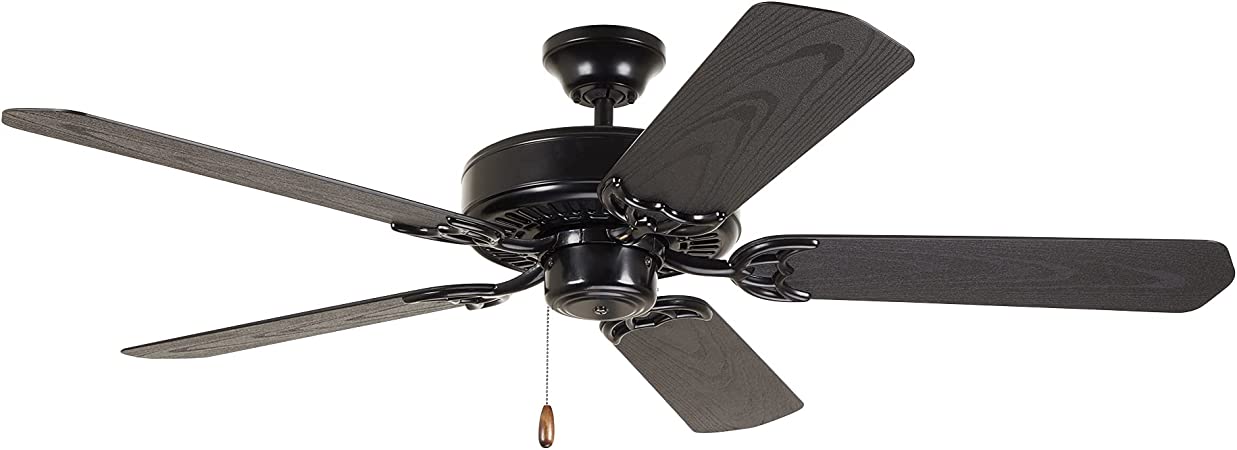 Emerson Fans CF652BQ 52" Summer Night Energy Star Outdoor Barbeque Black Ceiling Fan (Light Kit NOT Included)