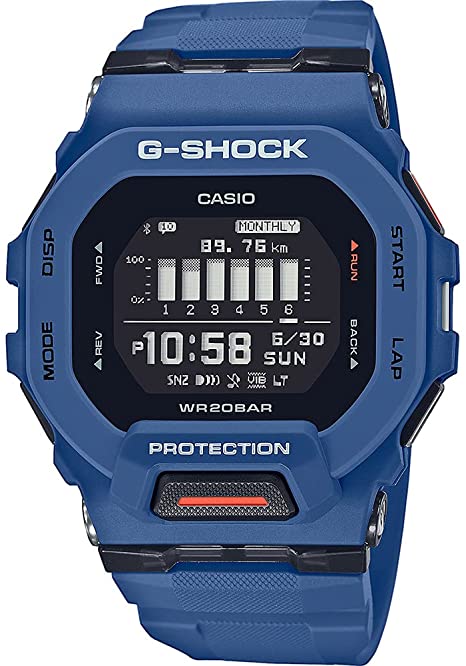 Casio Men's Digital Quartz Watch with Plastic Strap GBD-200-2ER