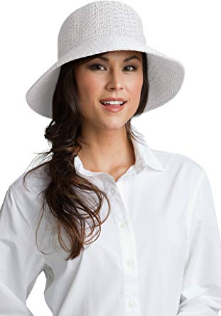 Coolibar UPF 50  Women's Marina Sun Hat - Sun Protective