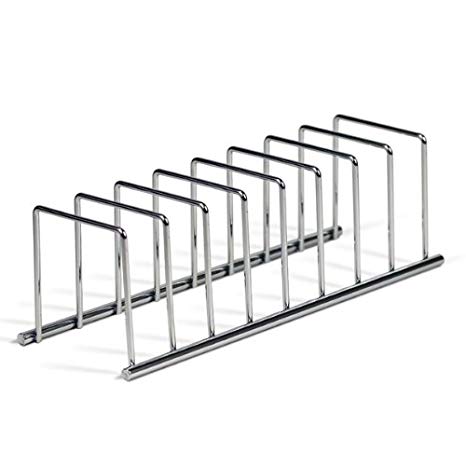 Spectrum Diversified 32070 Euro, Chrome Lid Organizer, Plate Rack