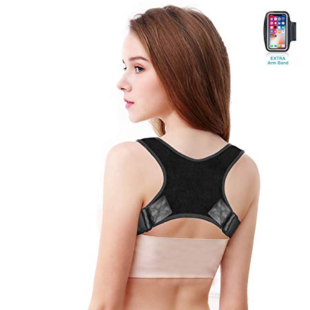 Posture Corrector for Women & Men , Jasain Upper Back Brace for Clavicle Support and Providing Pain Relief from Back Neck & Shoulder (FDA Approved)