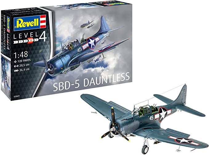 Revell 03869 SBD-5 Dauntless Model Kit 1:48 Scale