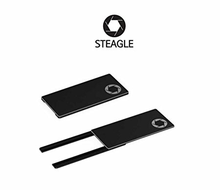 STEAGLE1.0 Laptop Webcam Cover for Privacy Shield (Black)