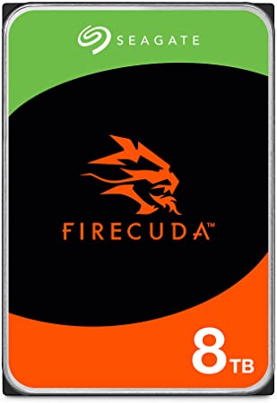 Seagate FireCuda HDD 8TB Internal Hard Drive HDD - 3.5 Inch CMR SATA 6Gb/s 7200RPM 256MB Cache 300TB/year with Rescue Services (ST8000DX001)