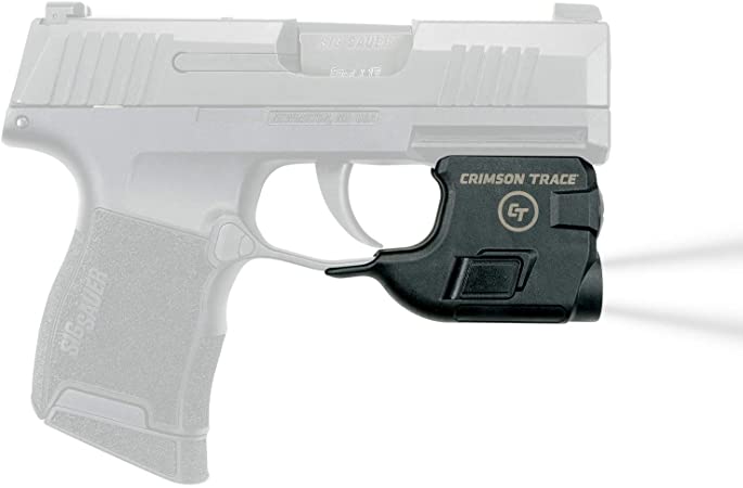 Crimson Trace Lightguard Weapon Light with Ambidextrous Controls, 2 Modes and Heavy Duty Construction for Tactical Carry, CCW and Competition